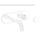 Wall-mounted washbasin tap with flow limiter Berkum