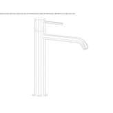 Single-lever countertop washbasin tap Breo