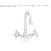 1-hole washbasin tap Okemos