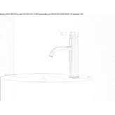 Single-lever countertop washbasin tap Camardi