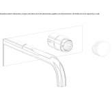 Bateria umywalkowa z ogranicznikiem przepływu bez korka Berkum