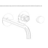 Single-lever washbasin faucet with flow limiter Berkum