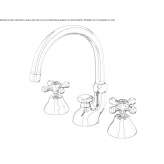 3-hole countertop washbasin tap Okemos