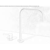 2-hole countertop washbasin tap Camardi