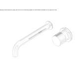 2-hole wall-mounted washbasin tap Peshkovo