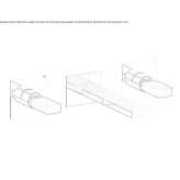 Wall-mounted washbasin tap with single rosettes Pignans