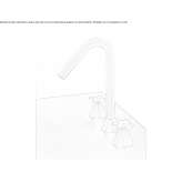 3-hole countertop washbasin tap without cork Karatay