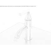 Single-lever countertop washbasin tap Syrskoye