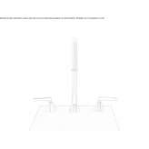 3-hole countertop washbasin tap without cork Syrskoye