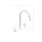 3-hole countertop washbasin tap with automatic stopper Hvizd