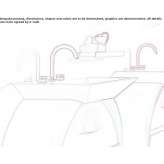 3-hole countertop washbasin tap Akaa