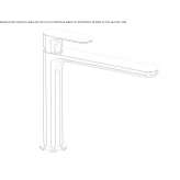 Single-lever washbasin tap without stopper Ruviano