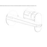 Single-lever wall-mounted washbasin faucet Ruviano