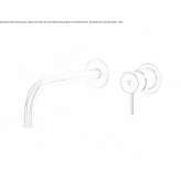 Wall-mounted single-lever washbasin tap made of stainless steel Kolin