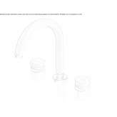 3-hole countertop washbasin tap Akaa