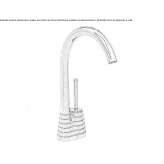 Single-lever washbasin tap Bayburt