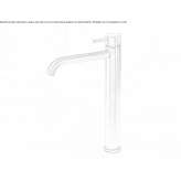Countertop 1-hole stainless steel washbasin tap Luxora