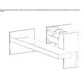 Single-lever wall-mounted washbasin faucet Kanepi