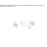 3-hole wall-mounted washbasin tap Okemos