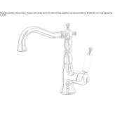 Countertop washbasin tap, single-lever, steel Altania