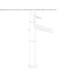 1-hole washbasin tap Coromoro