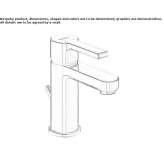 Single-lever washbasin tap with cork stopper Niel