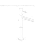 1-hole washbasin tap Coromoro