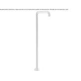 Free-standing washbasin tap made of stainless steel Topile