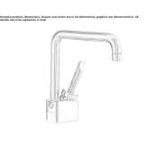 Washbasin tap with adjustable spout Arlate