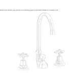 3-hole washbasin tap with adjustable spout Elsdorf