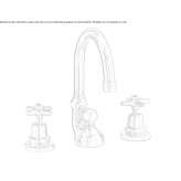 3-hole washbasin tap with adjustable spout Elsdorf