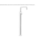 Free-standing washbasin tap made of stainless steel Topile
