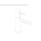 Single-lever washbasin tap Coromoro
