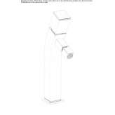Single-lever washbasin tap Dural