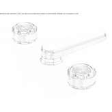 Washbasin tap with 3 holes, made of chrome-plated brass Lovere