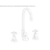 3-hole washbasin tap with adjustable spout Elsdorf
