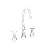 3-hole washbasin tap Bayburt