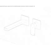 2-hole wall-mounted washbasin tap Tomra