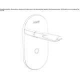 Electronic washbasin tap in chrome-plated brass Ongoy