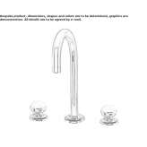3-hole brass basin faucet Tandarei