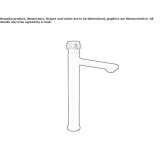 Brass washbasin tap Rudna
