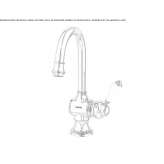 Brass washbasin tap Yutsa