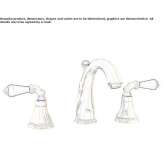 3-hole brass basin tap with Swarovski® crystals Yutsa