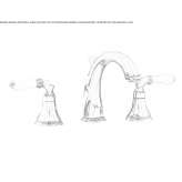 3-hole brass basin faucet Yutsa