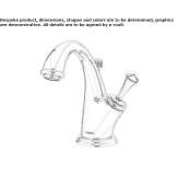 Brass washbasin tap Mlini