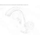 Countertop washbasin tap with 1 hole Magor