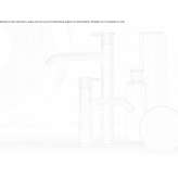 Single-lever countertop washbasin tap Garlenda