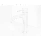 1-hole stainless steel basin tap Gonnheim