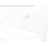 2-hole stainless steel washbasin tap without stopper Necochea