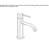 Single-lever countertop washbasin tap Irolo